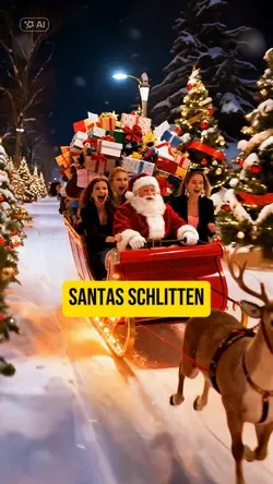 Santas Schlitten