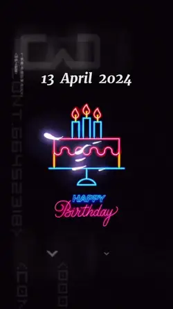 Birthday 13 april