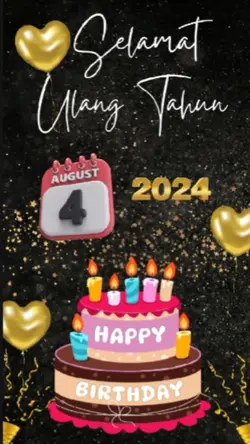 HBD 4 Agustus 2024