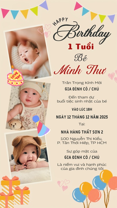 Thiệp Sinh Nhật