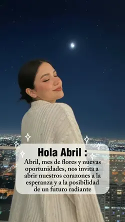 Bienvenido abril