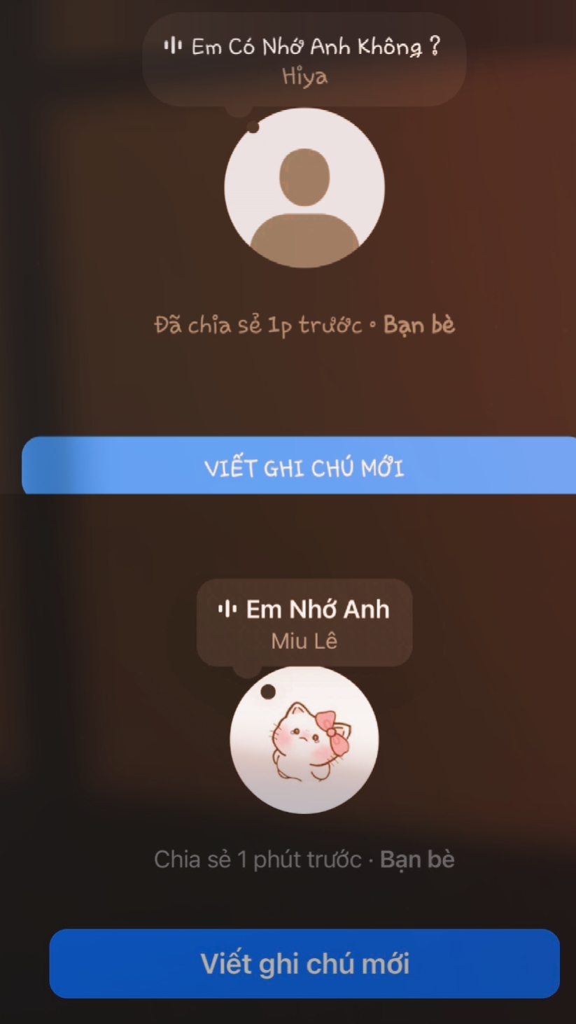 trend ghi chú nhĸc
