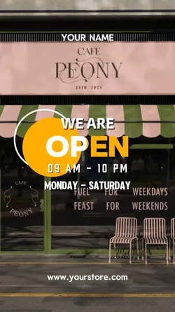 WE ARE OPEN