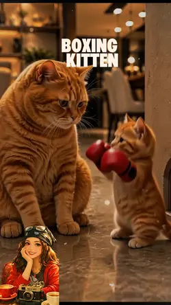 Boxing Kitten