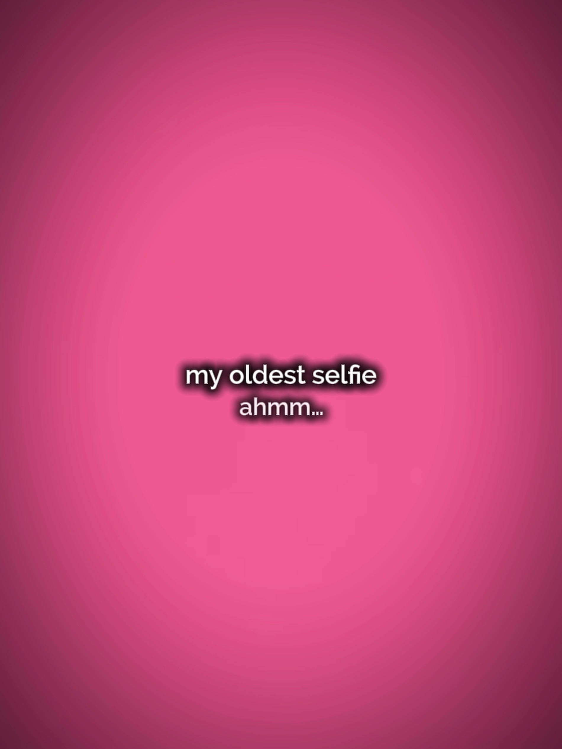 Old selfie