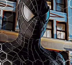 Tuff black Spiderman