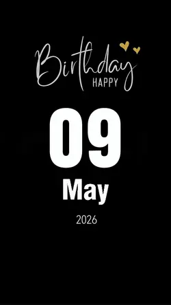 hbd 09 may 2026