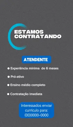 Estamos contratando