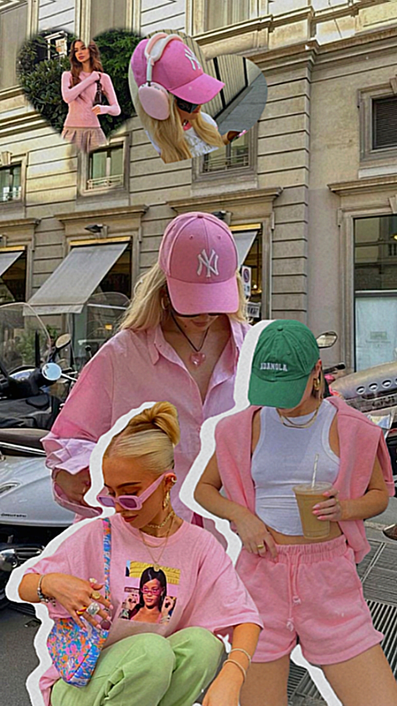 Edición de atuendo rosa 