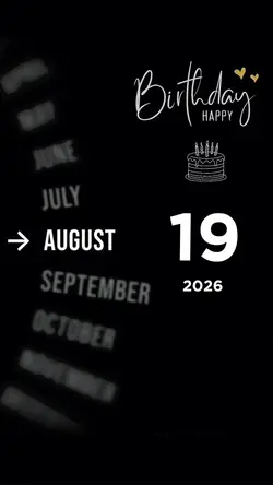 Hbd 19 August 2026