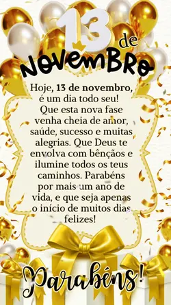 Feliz aniversário!
