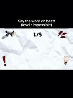 SAY THE WORD ON BEAT