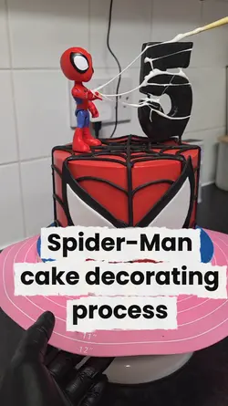 spiderman cake