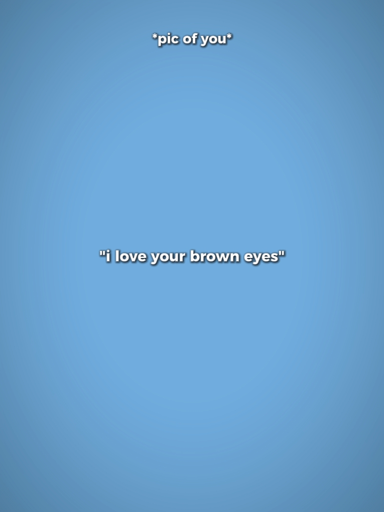 Braune Augen