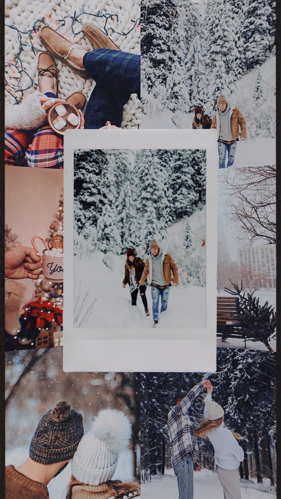 Couple winter