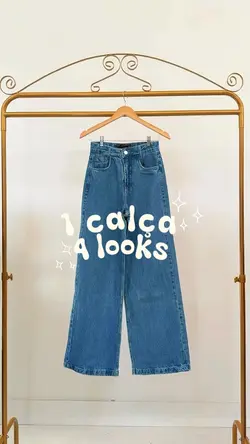 1 calça, 4 looks