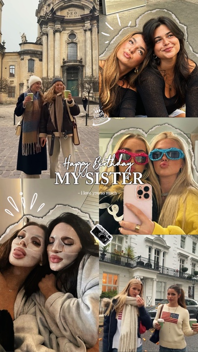 Geburtstag meine Schwester