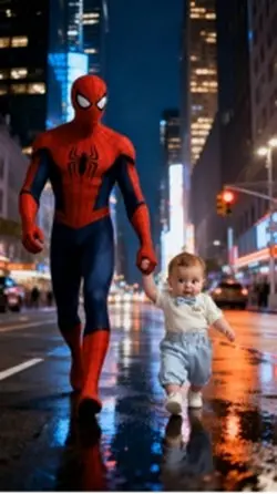 With Spiderman 
