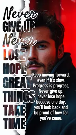 Never give up