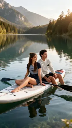 Paddleboard Couple