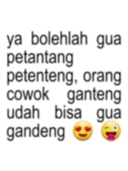 ya bolehlah gua