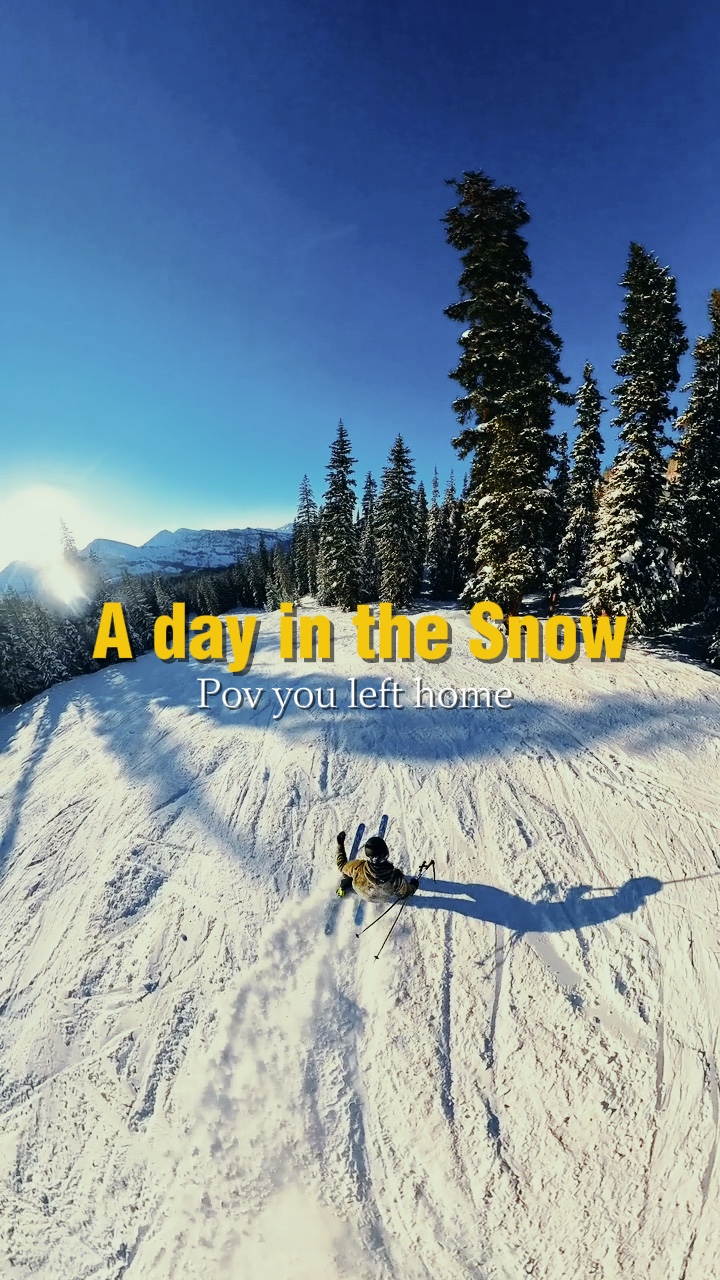 Un día en la nieve