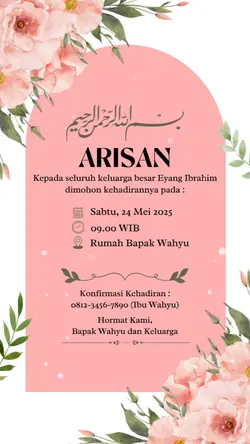 undangan arisan