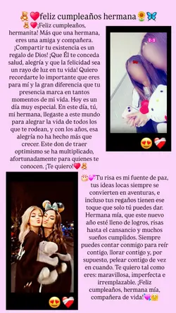 cumpleaños hermana