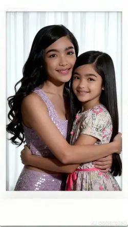 hugging Young self