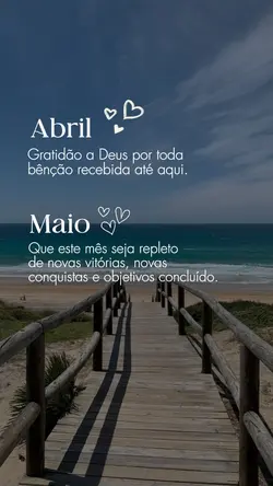 Gratidão abril 
