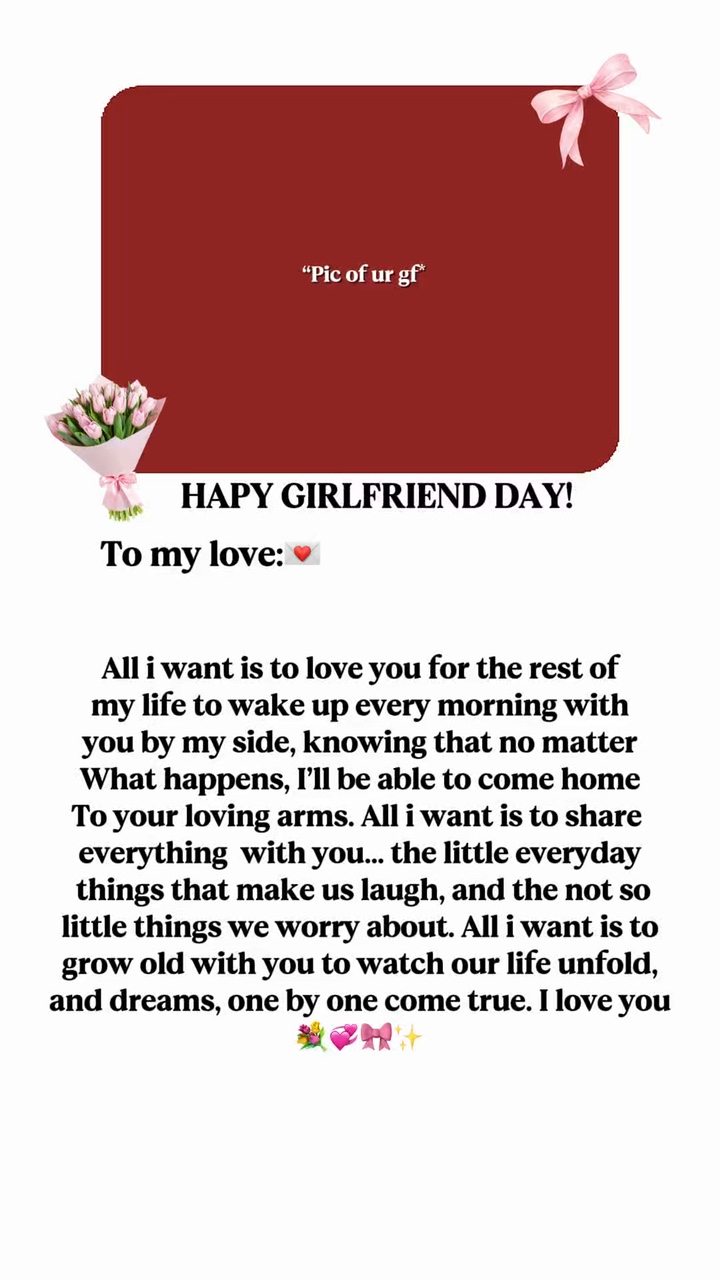 Happy girlfriend day