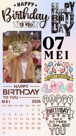07 Mei hbd