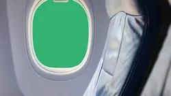 plane window