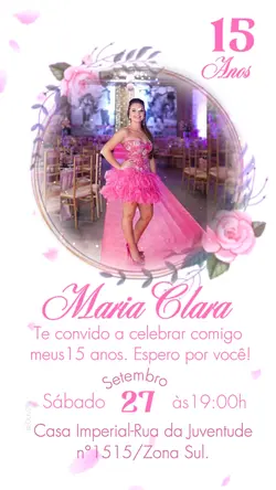 Convite 15 Anos