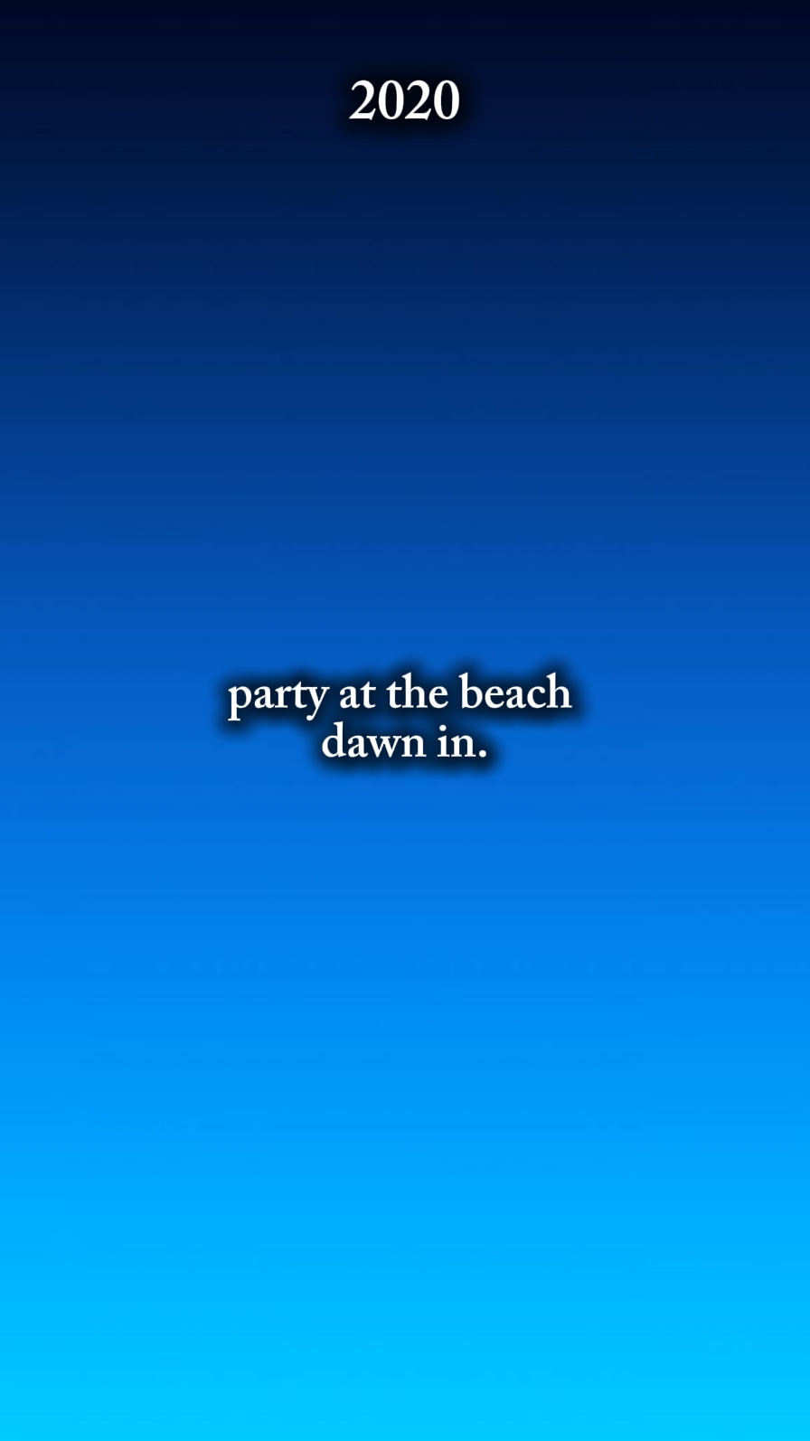 party at the beach 