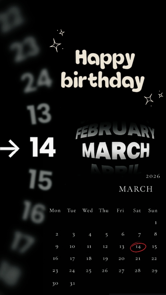 ANNIVERSAIRE 14 MARS 