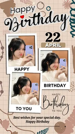 22 APRIL BIRTHDAY