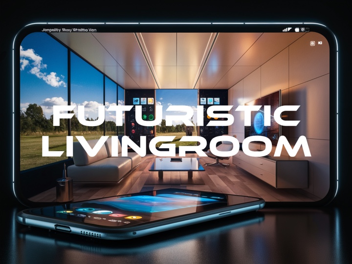 Habitación futurista