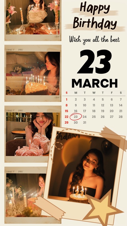 Selamat ulang tahun 23 Maret 2026