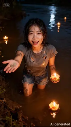 เก็บเหรียญลอยกระทง