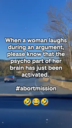 When a woman laughs
