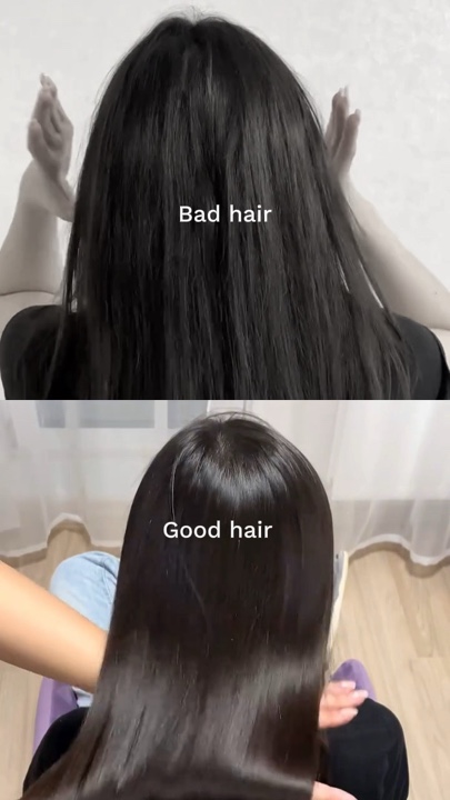Transición del cabello
