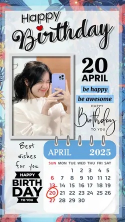 HBD 20 APRIL 2025