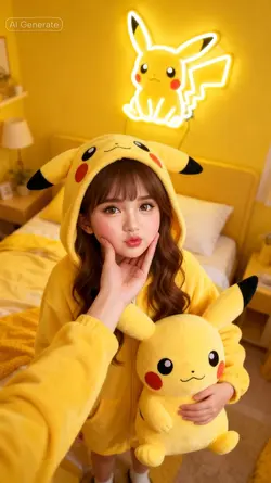 Cute baby pikachu