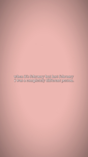 Aber letzten Februar 
