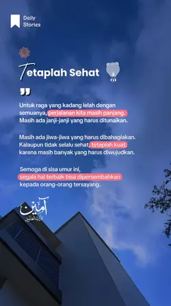 tetaplah sehat