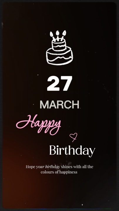 Ulang tahun 27 Maret