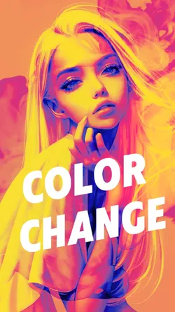 リズム良くカラーチェンジテンプレ。