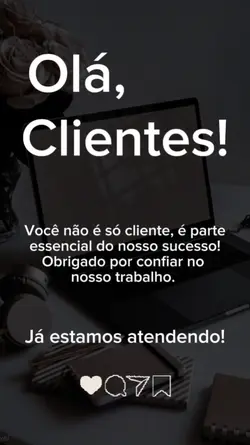 Obrigado clientes 