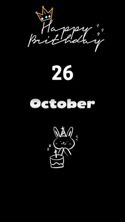 HBD 26 OCTOBER 2025